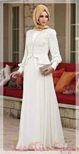 Tesettur Beyaz Nikah Elbise Modeli Elbise Modelleri The Dress Elbise