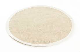 Besonders harmonisch wirken teppiche, wenn sie mit accessoires im raum im einklang stehen. Rund Teppich 160 Cm Salvador Sisal Natur Weiss