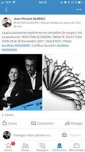 Les Coiffeurs Aurelien Magnano Et Pauline Jalabert Ambassadeurs De La Marque Mizutani Coiffeur Coiffeur Barbier Salon De Coiffure