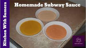 Homemade Subway Sauce Youtube