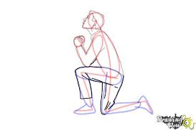 Kneeling, as an aspect of prayer, dates back thousands of years into the jewish roots of our faith. How To Draw A Person On Their Knees Kneeling Drawingnow