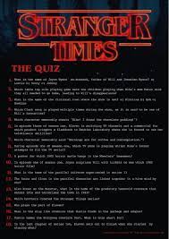 Rd.com knowledge facts there's a lot to love about halloween—halloween party games, the best halloween movies, dressing. Grimsby Institute On Twitter Just For Fun As We Try And Adapt To These Stranger Times We Ve Got A Stranger Things Themed Quiz To Keep You Occupied Over The Last Few Days