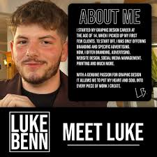 Following the rebrand from Draig Digital to Luke Benn Graphic Design, here  is some information about who Luke is 👦🏻 Follow the Instagram 👉  https://www.instagram.com/lukebenn.co.uk *NEW website coming soon* *Updated  price lists