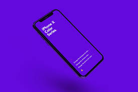 Iphone X Mockup Color Series Colorful Backgrounds Colour Tint Mockup