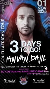 ‼️Only 3 Days to go…GET YOUR TICKETS NOW‼️, TIME IS RUNNING OUT, 🎶 Ian Van  Dahl Live in South Africa! 🎶, 💥Don’t miss Top international DJ sensation  IAN VAN DAHL, performing live