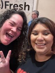 When your friend supports you at a show