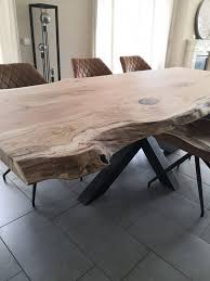 eiken boomstam tafel boomstam tafel tafel woonkamer thuis