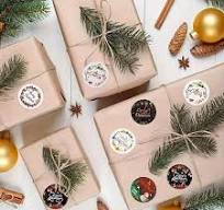 500 Stück Festliche Weihnachtsaufkleber - 6 Einzigartige Designs, Runde  Feiertags-* für Umschläge, Karten und Geschenkboxen, mit Santa, Schneemän