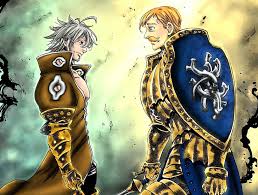 Merlin nanatsu no taizai by stayaliveplz on deviantart. Hd Wallpaper Gray Haired Male Illustration Hawk Nanatsu No Taizai Gold Wallpaper Flare