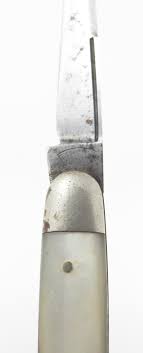 Nos keen kutter pocket knife with stag handles, the knife 464. Sterling Silver And Mother Of Pearl E C Simmons Pocket Knife For Sale At 1stdibs