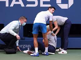Novak djokovic reached the fourth round of the french open for a record 12th consecutive year. Novak Djokovic World No 1 Novak Djokovic Disqualified From Us Open After Hitting Official With Ball The Economic Times