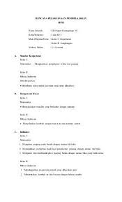 Rencana pelaksanaan pembelajaran kelas rangkap. Download Rpp Kelas Rangkap Kelas 3 Model 221 Kanal Jabar