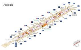 Emirates Terminal 3 Arrivals Map Dubai Airport Airport Terminal 3 Airports Terminal