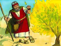 Although moses grew up among the egyptians, and gained their learning, he loved his own people. Free Bible Illustrations At Free Bible Images Of Moses And The Burning Bush Exodus 3 4 Slide 4 Burning Bush Bible Illustrations Free Bible Images