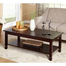 Henn&hart brass coffee table with glass top. Zenith Cocktail Table Espresso Walmart Com Walmart Com
