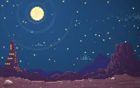 Pixel Desert Created By Charles Frumerie It8bit Pixel Art Background Anime Pixel Art Pixel Art