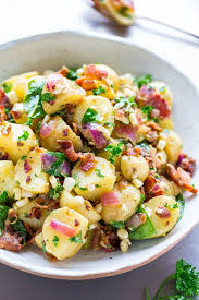 Bacon Potato Salad Averie Cooks Potatoe Salad Recipe Bacon Potato Salad Potato Salad