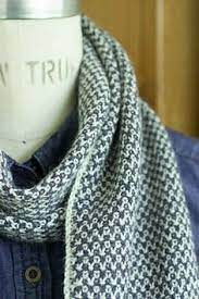 *p 1, sl1, yo*, repeat to the end of the row, end with p 1. Two Tone Twill Scarf Scarf Knitting Patterns Linen Stitch Scarf Pattern