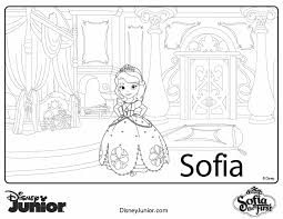 Click here to print sofia the first coloring page for royal prep headmistresses, miss flora, miss fauna and miss merryweather. Disney Sofia The First Inside The Castle Printable Coloring Page