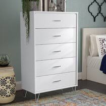 You can also have cloth drawers that make for a more. Tall White Dressers Wayfair