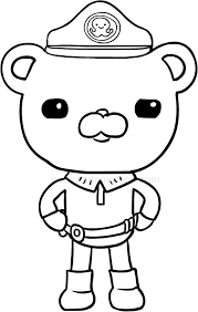 Ausmalbilder Capitaine Barnacles Des Octonauts
