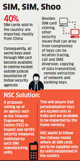 For sim cloning first point you have in your mind is type of sim card. China Made Sims May Make Telecom And Banking Sectors Vulnerable National Security Council The Economic Times