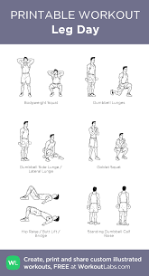 Leg Day Leg Workouts For Men Free Weight Leg Workout Leg Workouts Gym