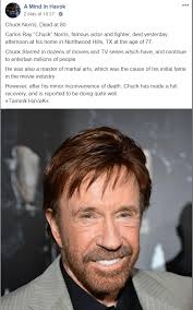 What is your best chuck norris fact? Fact Check Is Chuck Norris Dead Famous Martial Artist Beloved Actor Still Alive