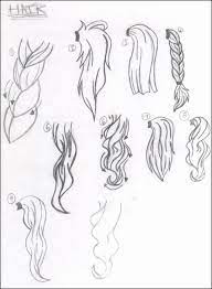 Braids And Ponytails Different Hairstyles How To Draw A Braid Black Sketch White Background Ponytail Drawing Pretty Drawings How To Draw Hair