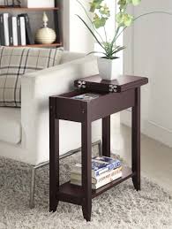 Amazon Com Convenience Concepts 7105059 Es Modern American Heritage Flip Top End Table Small Entertainment Sta Modern Sofa Table Johar Furniture End Tables