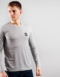 From graphic tees to henleys, stock up on all of your favorites. Belstaff Long Sleeve T Shirt Grey Melange Terraces Menswear