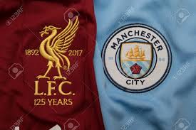 Manchester city fc logo fonts. Bangkok Thailand September 19 The Logo Of Manchester City And Liverpool On Football Jerseys On September 19 2017 In Bangkok Thailand Stock Photo Picture And Royalty Free Image Image 86342521