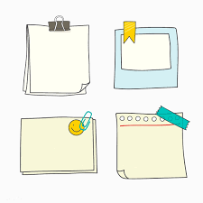 Download Premium Vector Of Note Papers Doodle Style Vector Set 553800 Note Paper Note Doodles Good Notes