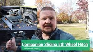 Notice:the rv5 should not be used in conjunction with the rv1, rv2, rv3, rv4 or any other brand fifth wheel gooseneck adapter. B W Companion Slider Fifth Wheel Hitch 5th Wheel Hitch Review Youtube
