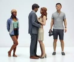 3d Printed Figurines Based On A 360 Degree Photo Capture Of Real People 3d Printing Business Printer 3d Printer Designs