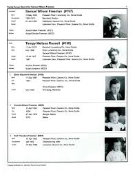 family group report legacy charting companion