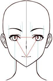 顔の描き方 顔のパーツのバランスの取り方 鼻の形を知ろう イラスト マンガ描き方ナビ 線画アート 描画チュートリアル 描画ベース