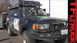 See tow ratings for toyota land cruiser wagon. 1997 Toyota Land Cruiser Take Your Family From Alaska To Ireland Video The Fast Lane Truck