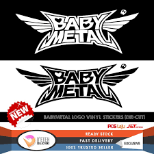 Official babymetal logo t shirt (black) £13.99. Babymetal Logo Vinyl Decal Die Cut Stickers Shopee Singapore
