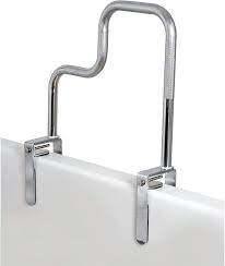 Check spelling or type a new query. Buy Carex Tri Grip Bathtub Rail With Chrome Finish Bathtub Grab Bar Safety Bar For Seniors And Handicap For Assistance Getting In And Out Of Tub Easy To Install On Most