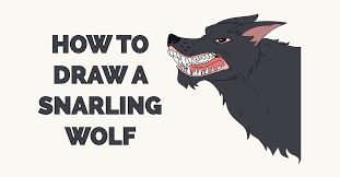 Then, sketch out the beginnings of the legs and add a circle for the start of a head. How To Draw A Snarling Wolf Really Easy Drawing Tutorial
