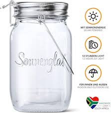 Sonnenglas Classic 1000ml Original Solarlampe Solar Laterne Im Einmachglas Aus Sudafrika Inkl Usb Warmweiss Fair Trade Be In 2020 Sonnenglas Solar Solarlampe
