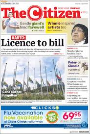 The citizen newspaper, ortonville, mi. Newspaper The Citizen South Africa Newspapers In South Africa Thursday S Edition April 5 Of 2018 Kiosko Net