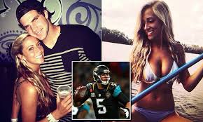 Blake bortles nfl playoffs debut highlights! Blake Bortles Splits From Girlfriend Lindsey Duke Daily Mail Online