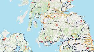 Map of the united kingdom (uk) and its three constituent countries, england, scotland, and wales, and the province of northern ireland on the island of ireland, neighboring countries with international borders, the national capital london, country capitals, major cities, main roads, and major airports. Route 7 Sustrans Org Uk