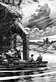 Bernie Wrightson Illustration Noire Dessin Nature Illustration En Noir Et Blanc