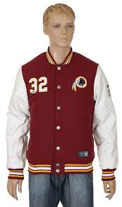 Jacket Majestic Athletic Dean Letterman Nfl Washington Redskins 014 Tibetan Red Star White Snowboard Shop Skateshop Snowboard Online Eu