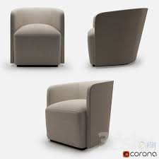 3d Models Arm Chair Holly Hunt Volta Lounge Chair Chair Armchair Lounge Chair