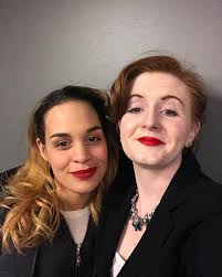 Visited the @gallery14verobeach First Friday for the first time in over a  year! Posing in front of some selections by Barbara Landry. Wearing  earrings by @willowlightdesigns and a brooch gifted from @silk_and_buckram .