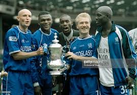 Football matches similar to or like 2000 fa cup final the 119th final of the fa cup, and the 72nd and last to be played at the old wembley stadium. Chelsea Players Pose With The Fa Cup After Their Victory Over Aston Villa In The Fa Cup Final At Wembley Stadium On May 20 2000 Chelsea Players Fa Cup Chelsea